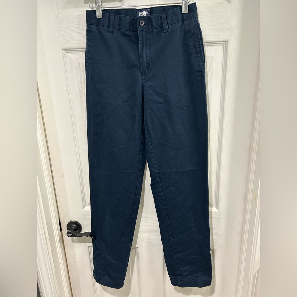 Lands' End Boys Dark Blue Trousers